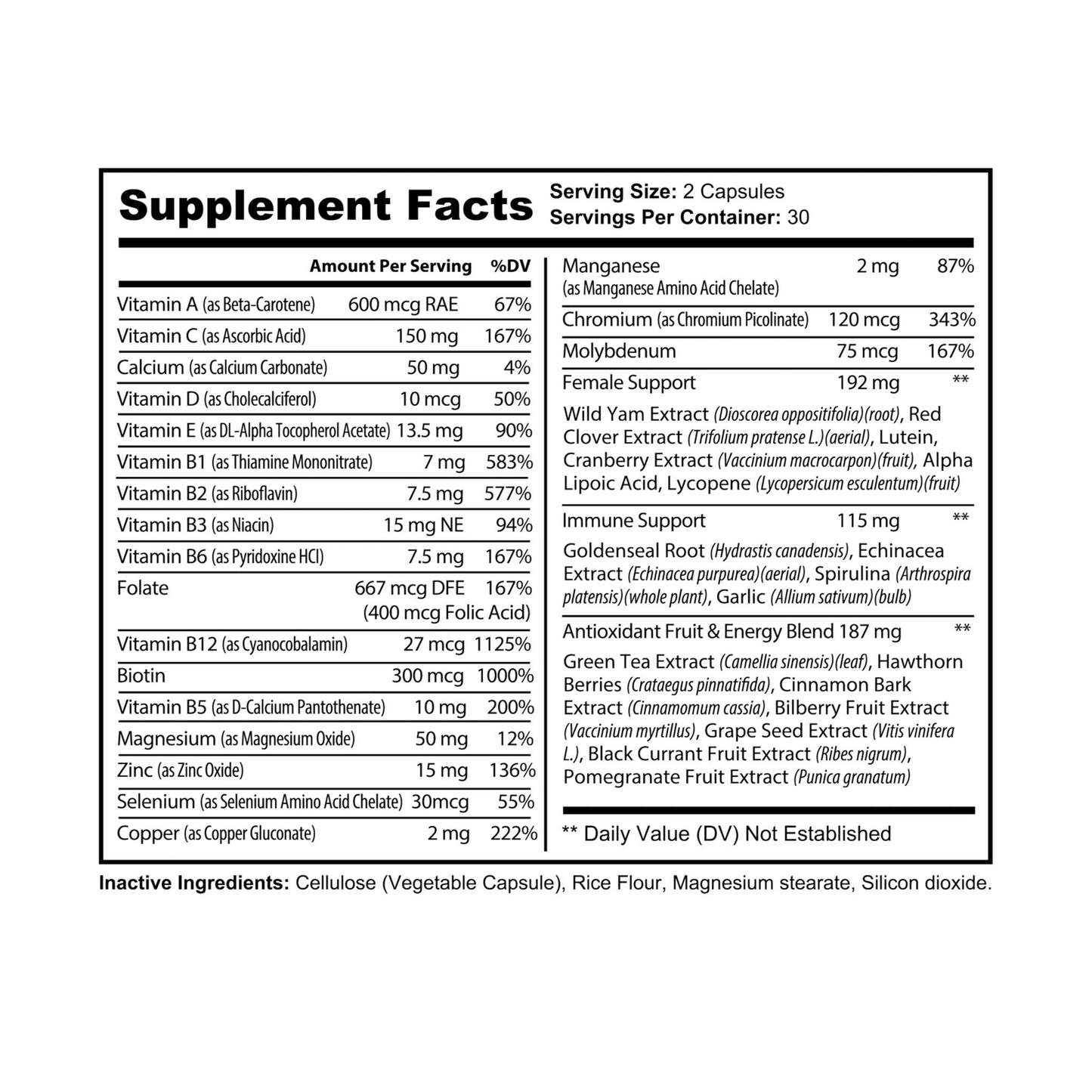 Women's Multivitamin (60 Days)
